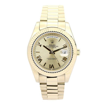 Rolex Day-Date II Gold Dial 218238 Mens 41MM - LEXCOPY-Redefine Luxury – Premium Watches, Unbeatable Prices