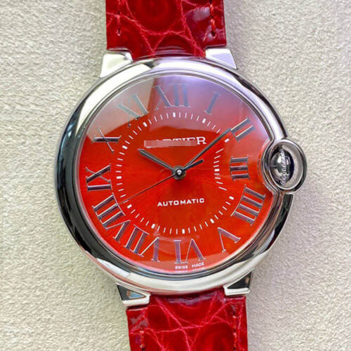 BALLON BLEU DE  36MM 3K FACTORY RED STRAP - LEXCOPY-Redefine Luxury – Premium Watches, Unbeatable Prices