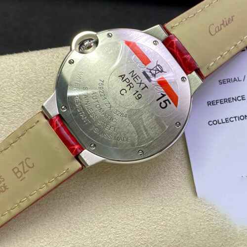 BALLON BLEU DE  36MM 3K FACTORY RED STRAP - LEXCOPY-Redefine Luxury – Premium Watches, Unbeatable Prices