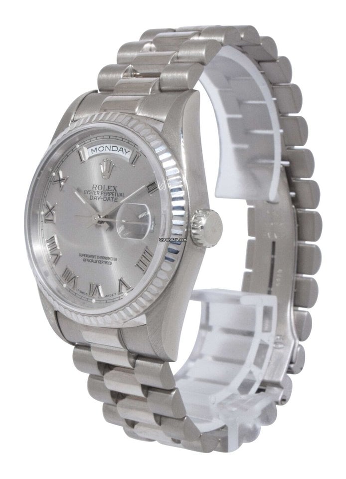 Day-Date President Silver Roman Dial 36mm Watch U 18239 men - LEXCOPY-Redefine Luxury – Premium Watches, Unbeatable Prices
