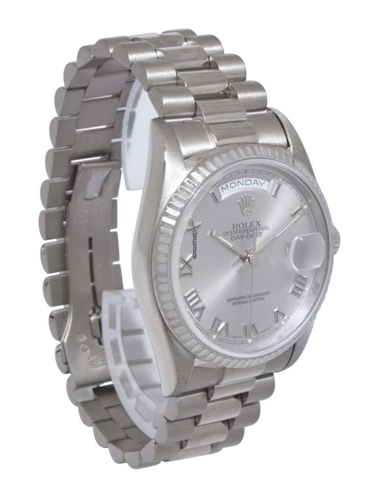 Day-Date President Silver Roman Dial 36mm Watch U 18239 men - LEXCOPY-Redefine Luxury – Premium Watches, Unbeatable Prices
