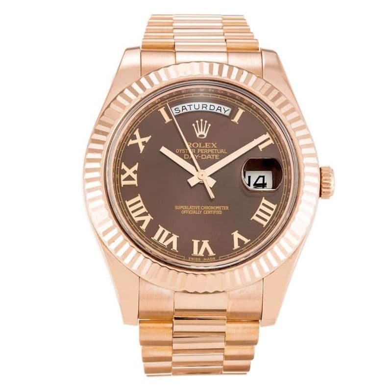 Rolex Day-Date II Chocolate 218235 Mens 41MM - LEXCOPY-Redefine Luxury – Premium Watches, Unbeatable Prices