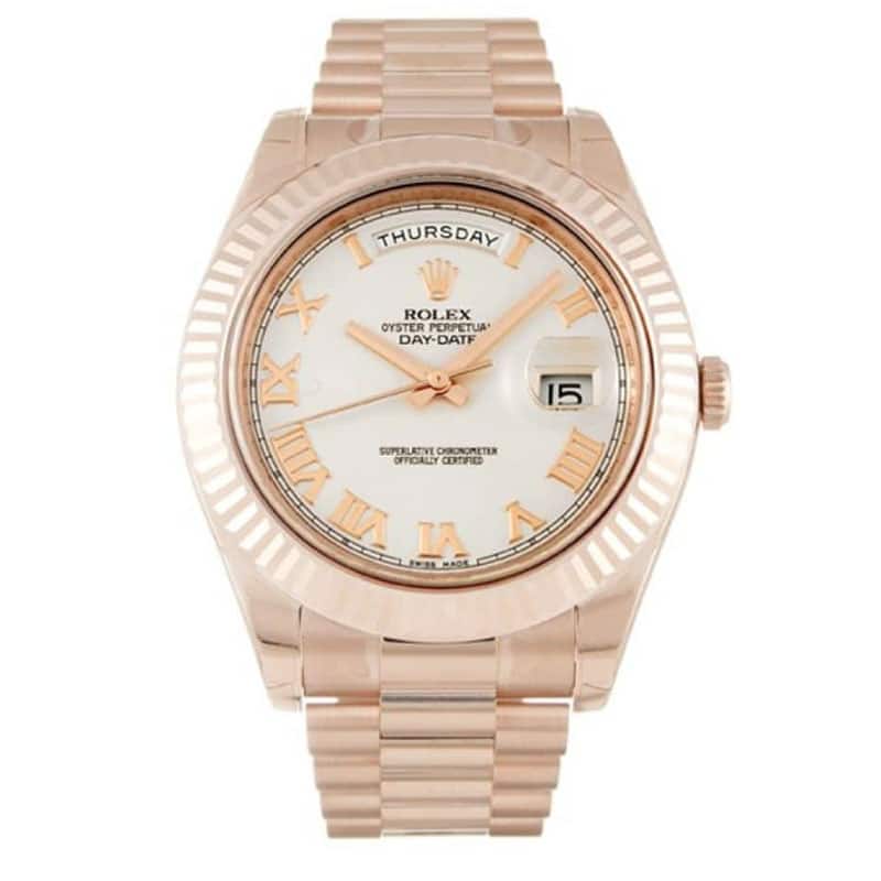 Rolex Day-Date II Ivory Dial 218235 Mens 41MM - LEXCOPY-Redefine Luxury – Premium Watches, Unbeatable Prices