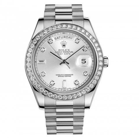 Rolex Day-Date Platinum 118346  Mens 36MM - LEXCOPY-Redefine Luxury – Premium Watches, Unbeatable Prices