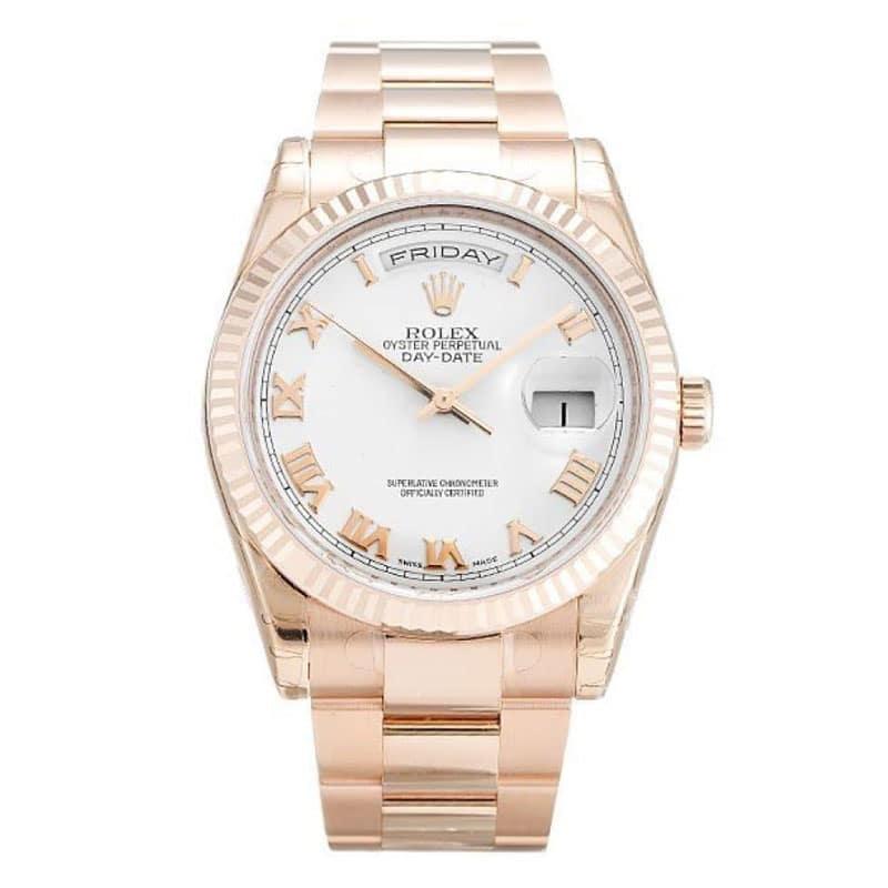 Rolex Day-Date White Dial 118235 Mens 36MM - LEXCOPY-Redefine Luxury – Premium Watches, Unbeatable Prices