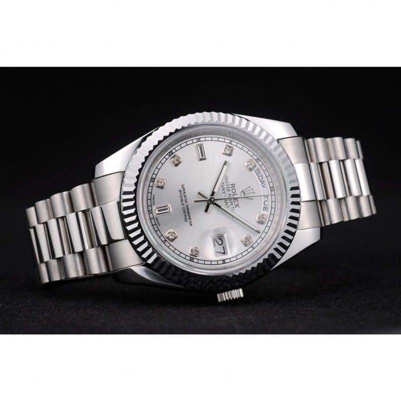 Rolex DayDate Silver Dial 41995 Men 41MM - LEXCOPY-Redefine Luxury – Premium Watches, Unbeatable Prices