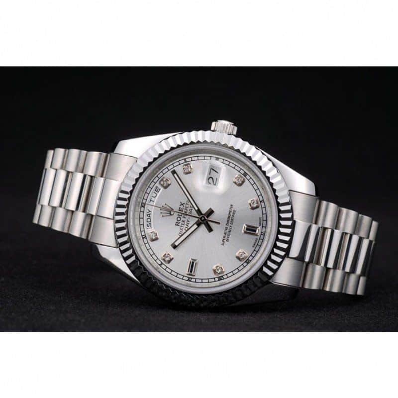 Rolex DayDate Silver Dial 41995 Men 41MM - LEXCOPY-Redefine Luxury – Premium Watches, Unbeatable Prices