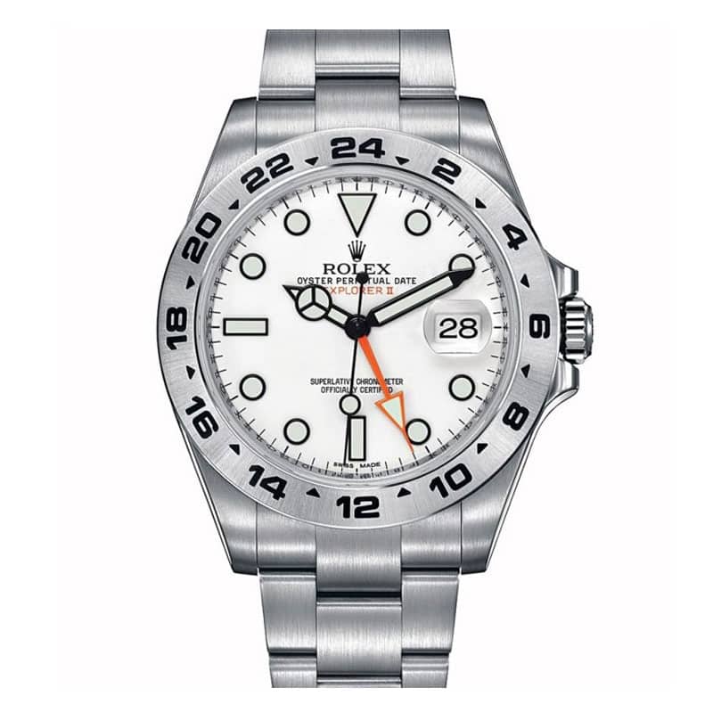 Rolex Explorer II White 216570WSO Mens 42MM - LEXCOPY-Redefine Luxury – Premium Watches, Unbeatable Prices