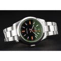Rolex Milgauss Black Dial Orange Markings Stainless Steel Case Mens Watch 41MM - LEXCOPY-Redefine Luxury – Premium Watches, Unbeatable Prices