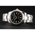 Rolex Milgauss Black Dial Orange Markings Stainless Steel Case Mens Watch 41MM - LEXCOPY-Redefine Luxury – Premium Watches, Unbeatable Prices
