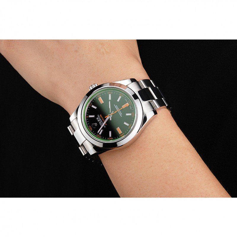 Rolex Milgauss Black Dial Orange Markings Stainless Steel Case Mens Watch 41MM - LEXCOPY-Redefine Luxury – Premium Watches, Unbeatable Prices