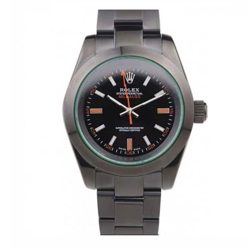 Rolex Milgauss Pro-Hunter Tinted Green Saphire Black Dial PRL05090290 Men Watch 40MM - LEXCOPY-Redefine Luxury – Premium Watches, Unbeatable Prices