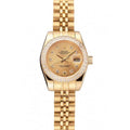 Swiss Rolex Lady-Datejust Champagne Dial Diamond Bezel Gold Jubilee Bracelet 1454096 - LEXCOPY-Redefine Luxury – Premium Watches, Unbeatable Prices